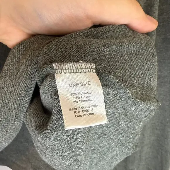 Brandy Melville Women's Cropped Pullover Crew Neck Sweatshirt One Size Green - Picture 7 of 8